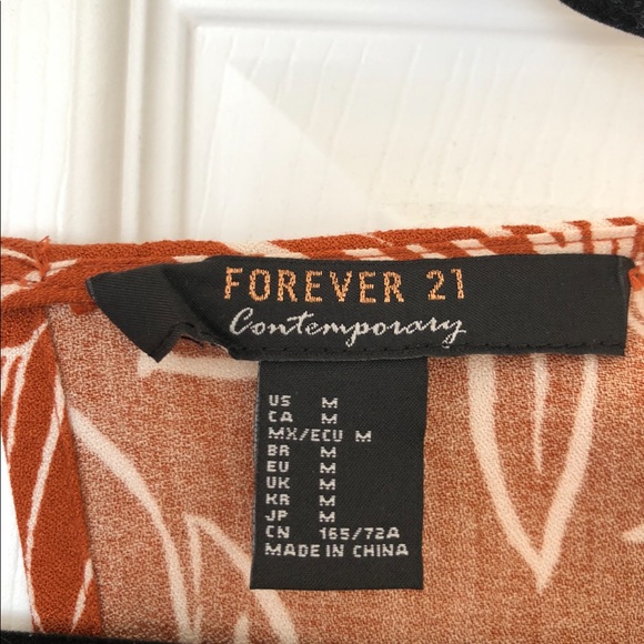 Leaf Print Culotte Jumpsuit - Picture 5 of 7